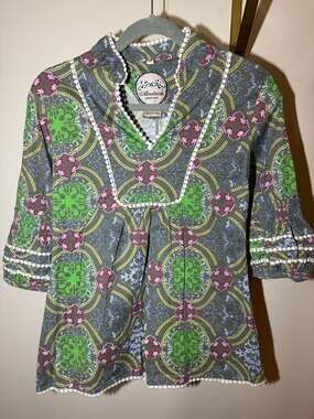 Almatrichi Madrid Cotton Boho Blouse